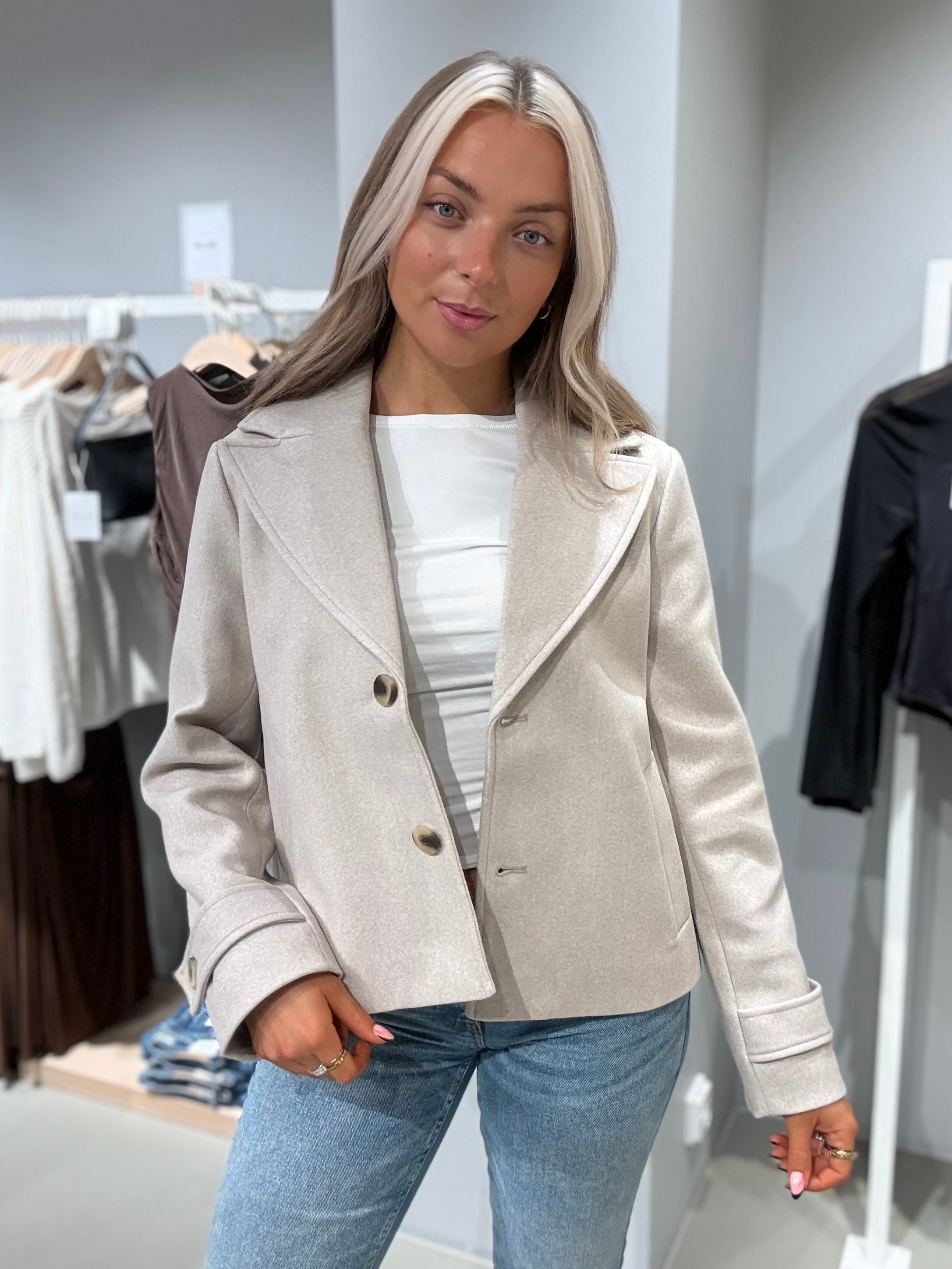 VISOLO Jacket - Natural Melange